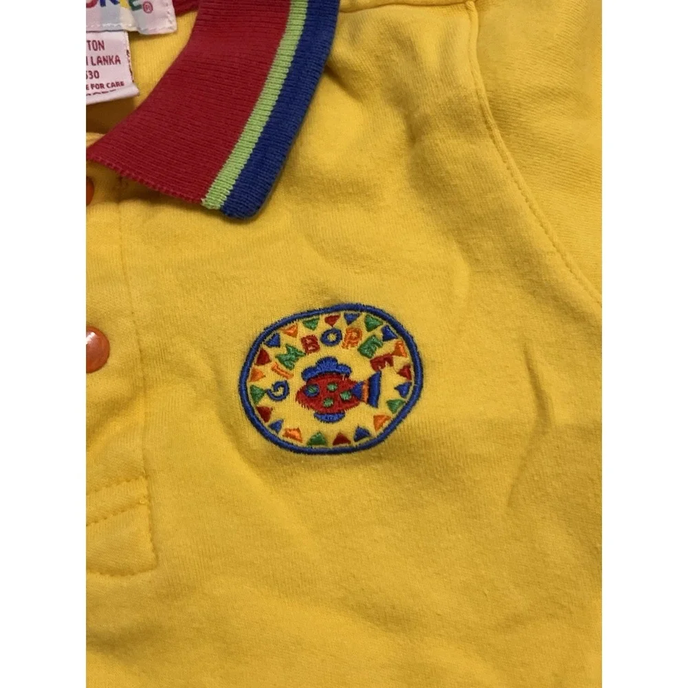 Gymboree Rainbow Tag Suspender Bubble shorts Overalls Color Block Set Fish